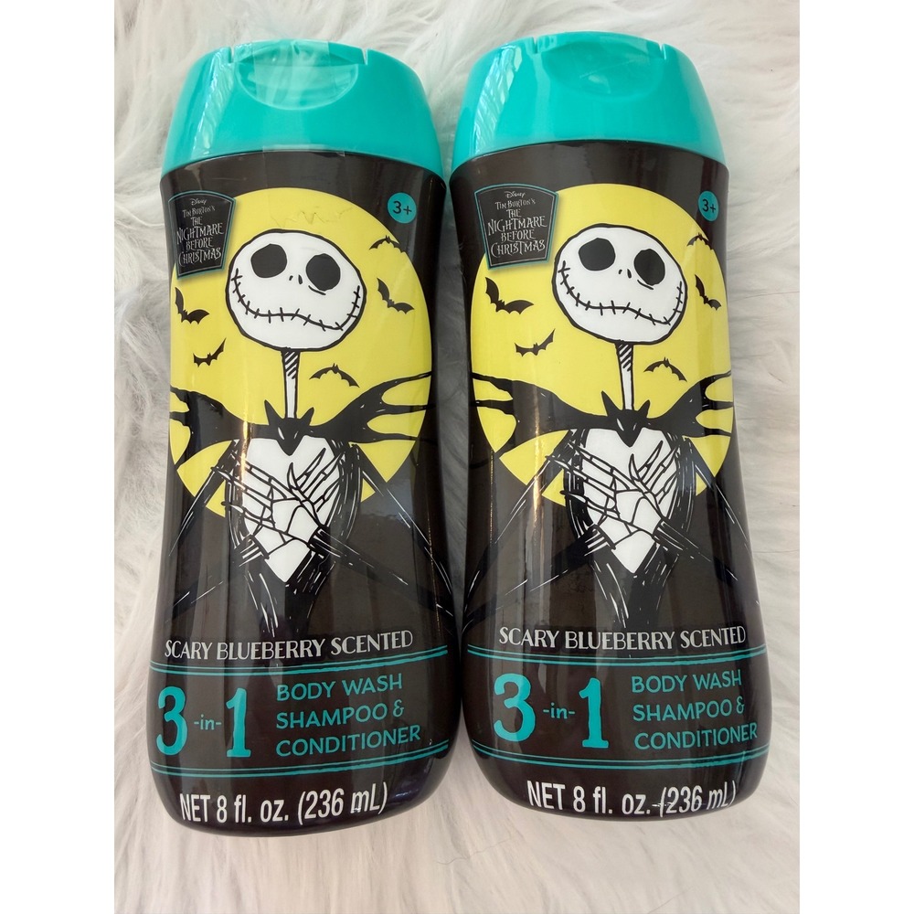 Disney Nightmare Before Christmas Jack Skellington 3-in-1 Body Wash 8oz 2-Pack
